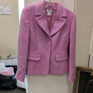 LOFT Women's Lavender Textured Blazer